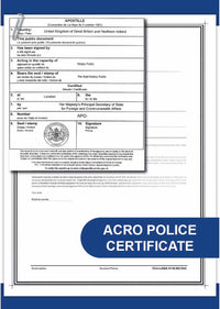 ACRO police certificate