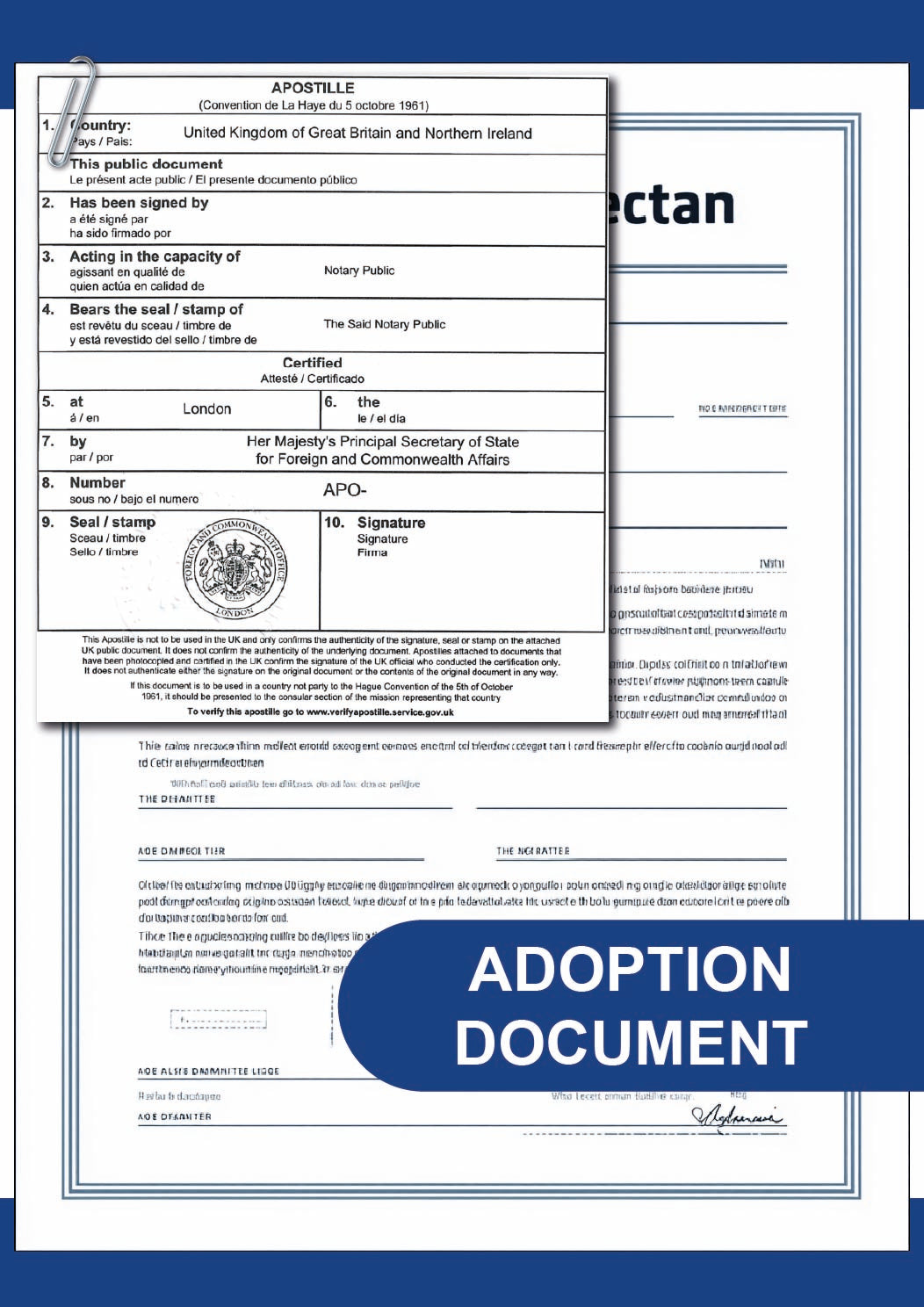 Adoption document