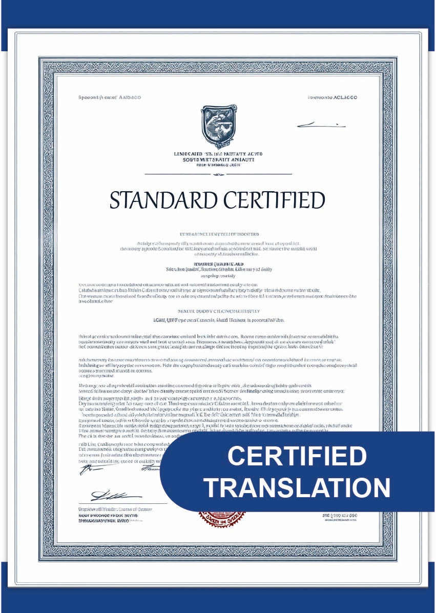 Translation of Apostille Certificate 3