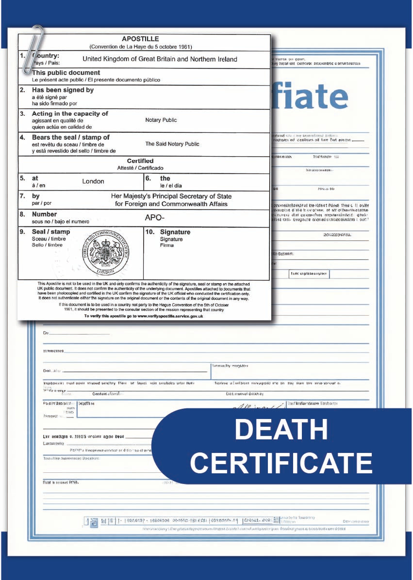 Death certificate