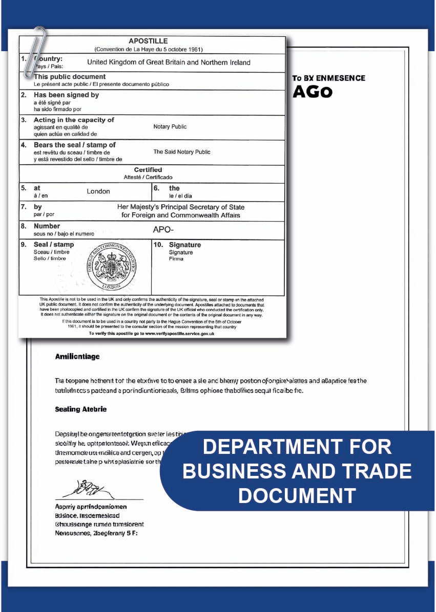 Department for Business and Trade Document