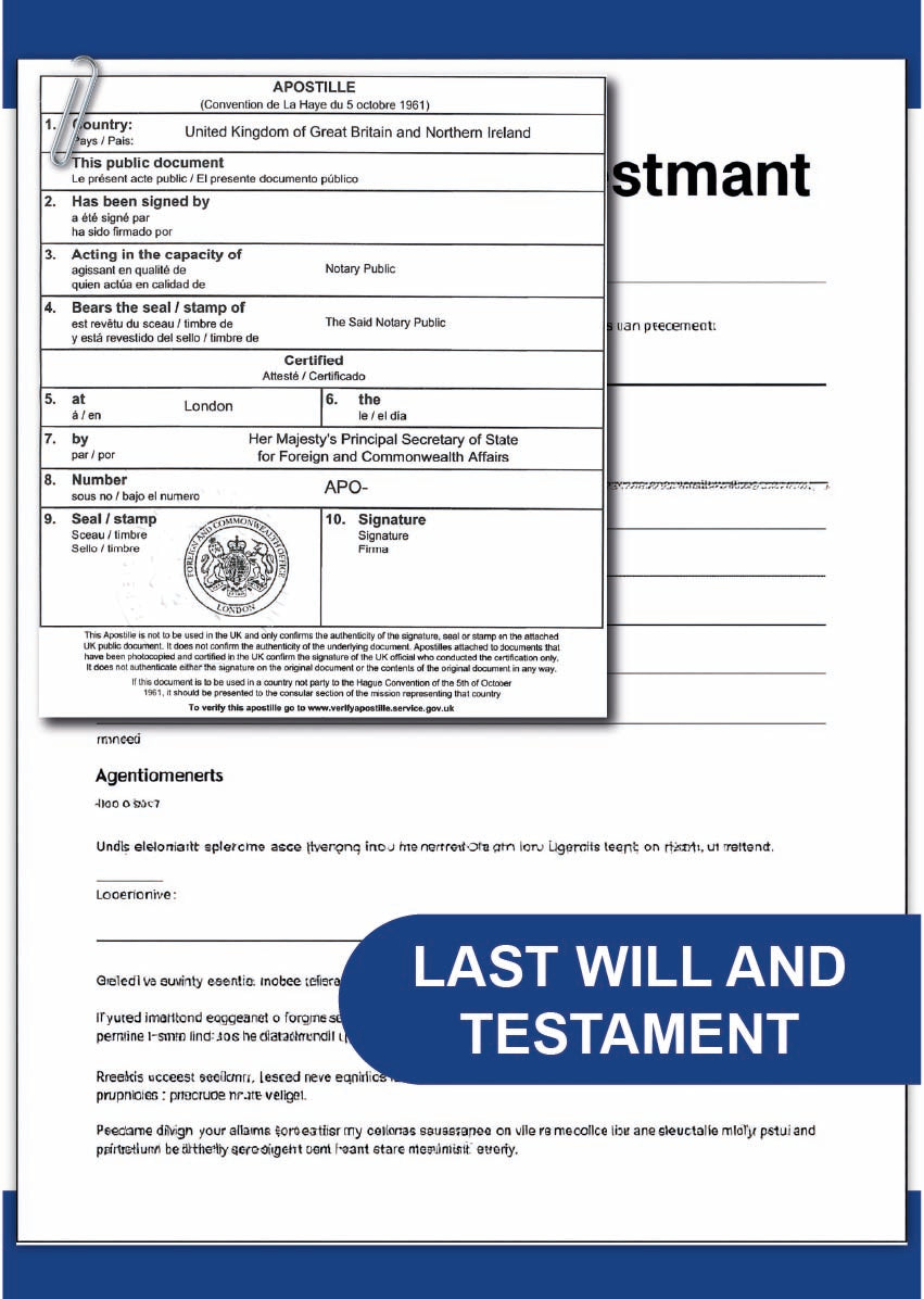 Last will and testament