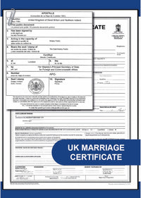 UK Marriage Certificate