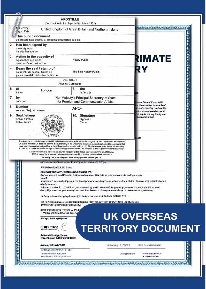 UK Overseas Territory document