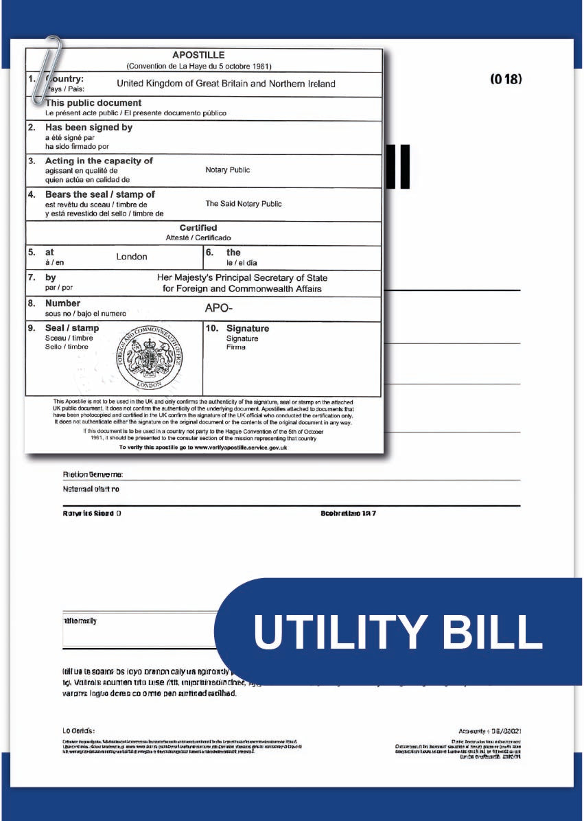 Utility bill