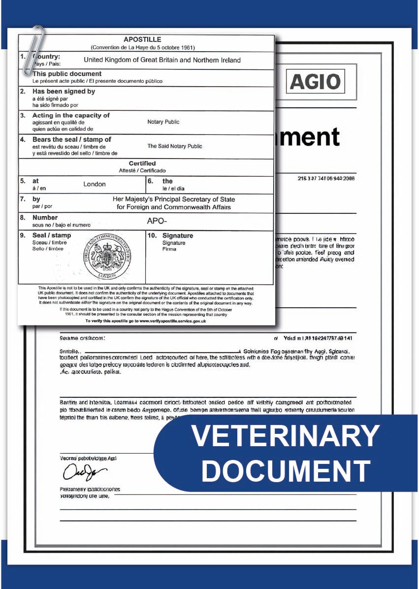 Veterinary document